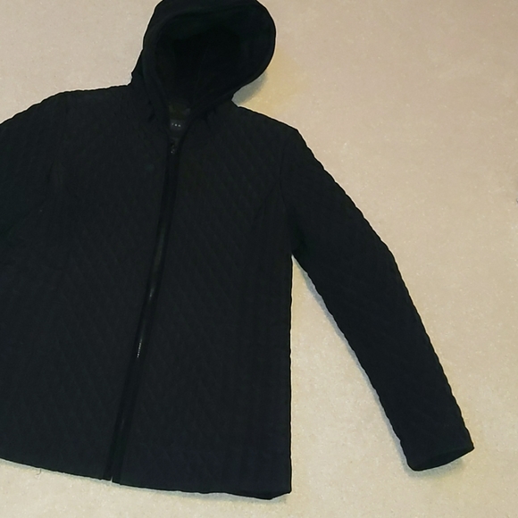 Braetan black winter hoodie coat - Picture 4 of 8
